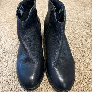 Clarks Black Ankle Boots